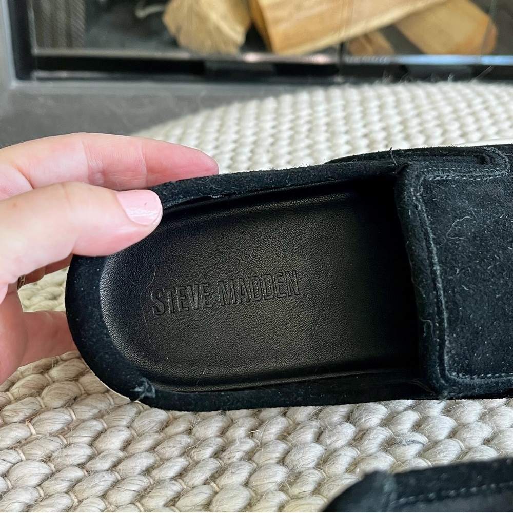 Steve Madden Black The Murphy Slip On Sneaker Size 10 - Picture 10 of 12